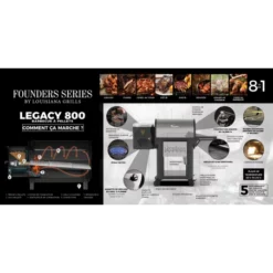 Barbecue à Pellets LG800FL Legacy LOUISIANA 15 Barbecue à Pellets LG800FL Legacy LOUISIANA -Meilleur Barbecue Grille Magasin barbecue a pellets lg800fl louisiana 6