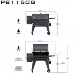 Barbecue à Pellets Navigator 1150 PIT BOSS -Meilleur Barbecue Grille Magasin barbecue a pellets navigator 1150g 4