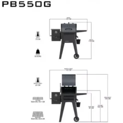 Barbecue à Pellets Navigator 550g PIT BOSS -Meilleur Barbecue Grille Magasin barbecue a pellets navigator 550g 2
