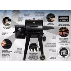 Barbecue à Pellets Navigator 550g PIT BOSS -Meilleur Barbecue Grille Magasin barbecue a pellets navigator 550g 3