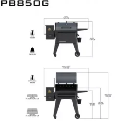 Barbecue à Pellets Navigator 850 PIT BOSS 8 Barbecue à Pellets Navigator 850 PIT BOSS -Meilleur Barbecue Grille Magasin barbecue a pellets navigator 850g 2