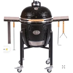 Barbecue Ceramique MONOLITH Classic Pro Série 2.0 Noir Avec Chariot