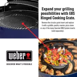 Barbecue Charbon Master-Touch Gbs 5750 - Ocean Blue - WEBER -Meilleur Barbecue Grille Magasin barbecue charbon master touch gbs 5750 57 cm ocean blue 4