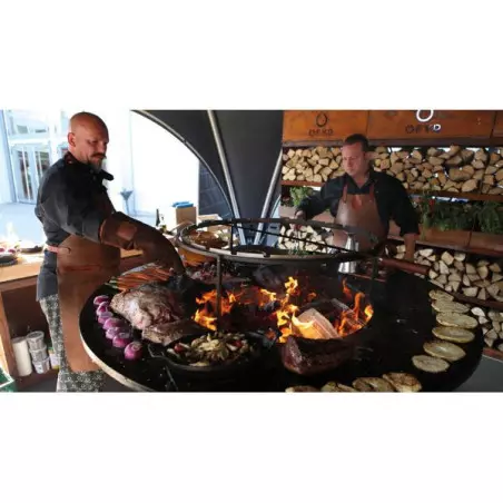 Brasero OFYR XL Plancha Acier Corten Pied 50cm 5 Brasero OFYR XL Plancha Acier Corten Pied 50cm – Image 3