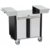Chariot Combo Inox Et Acier Noir 60 -Meilleur Barbecue Grille Magasin chariot combo inox et acier noir 60