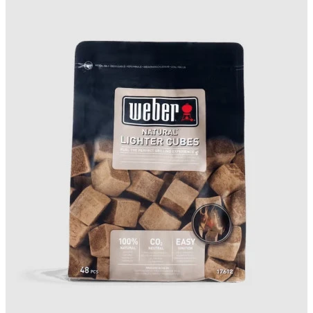 Cube Allume-Feux Bruns (x48) - 17612 - WEBER 3 Cube Allume-Feux Bruns (x48) - 17612 - WEBER