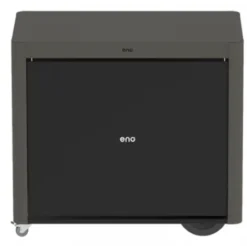 Desserte Achille Acier Gris Avec Rideaux & Roulettes - ENO -Meilleur Barbecue Grille Magasin desserte acier gris achille eno 1