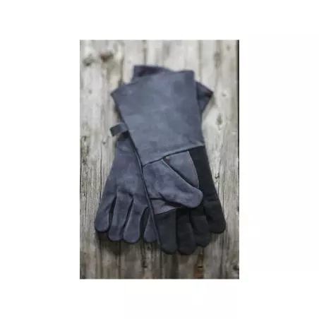 Paire De Gants En Cuir Pour Barbecue - ROSLE 4 Paire De Gants En Cuir Pour Barbecue - ROSLE – Image 2