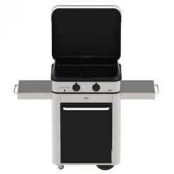 Combo Plancha Enosign Gaz 65 Acier Noir & Inox Avec Capot Noir - ENO -Meilleur Barbecue Grille Magasin pack combo plancha enosign gaz 65 inox acier noir 1