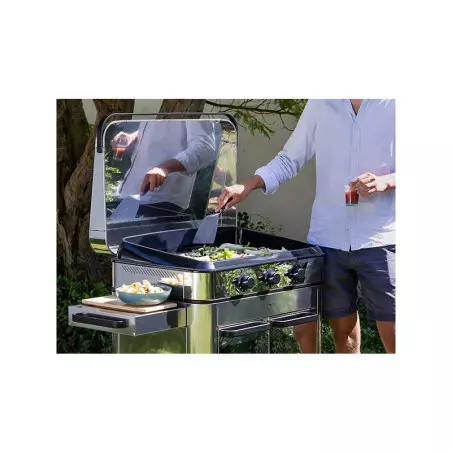 Combo Plancha Enosign Gaz 80 Inox 2023 Avec Capot Inox - ENO 7 Combo Plancha Enosign Gaz 80 Inox 2023 Avec Capot Inox - ENO – Image 5