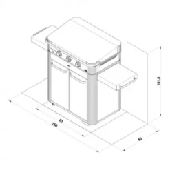 Combo Plancha Enosign Gaz 80 Inox 2023 Avec Capot Inox - ENO 14 Combo Plancha Enosign Gaz 80 Inox 2023 Avec Capot Inox - ENO -Meilleur Barbecue Grille Magasin pack combo plancha enosign gaz 80 inox 5