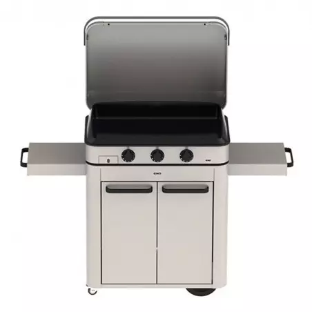 Combo Plancha Enosign Gaz 80 Inox 2023 Avec Capot Inox - ENO 3 Combo Plancha Enosign Gaz 80 Inox 2023 Avec Capot Inox - ENO
