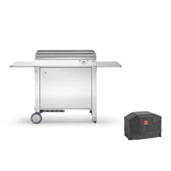 Pack Plancha Elec PLANET Chef 80 + Chariot Fermé + Housse