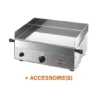 Pack + Plancha Gaz KRAMPOUZ Inox - Design - 41X39 -Meilleur Barbecue Grille Magasin pack plancha gaz krampouz inox design 41x39 1