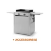 Pack + Plancha Modern Gaz 60 Inox Sur Chariot -Meilleur Barbecue Grille Magasin pack plancha modern gaz 60 inox