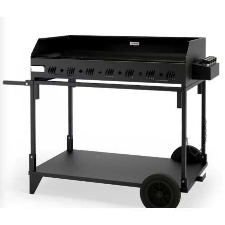 Plancha Exception Pakita Noire 105cm Sur Chariot Pliable 3 Plancha Exception Pakita Noire 105cm Sur Chariot Pliable