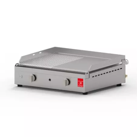 Plancha Gaz PLANET Chef 55 Plaque Inox Lisse Rainurée (Réf. 0201137) 4 Plancha Gaz PLANET Chef 55 Plaque Inox Lisse Rainurée (Réf. 0201137) – Image 2