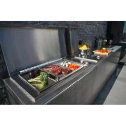 Plancha Gaz PLANET Chef 80Mix Plaque Inox 26 Lisse - 55 Lisse (Réf. 0201143) -Meilleur Barbecue Grille Magasin plancha gaz planet chef 80 mix plaque inox 26 lisse 55 lisse 3