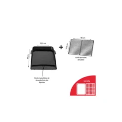 Weber Plancha Genesis + 1/2 Grille Genesis (Réf. 17853) -Meilleur Barbecue Grille Magasin plancha genesis 1 2 grille genesis 2