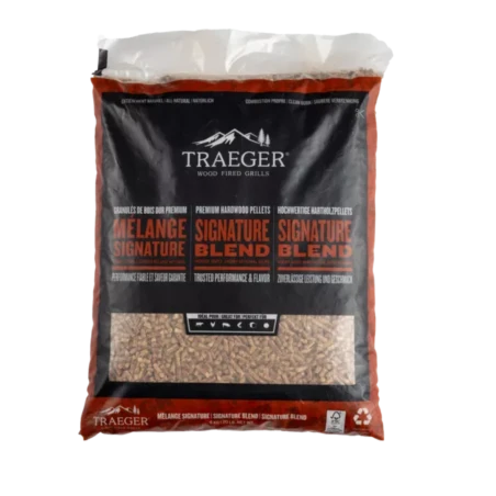 Sac De Pellets TRAEGER Signature (Hickory Maple Cherry) 9Kg 3 Sac De Pellets TRAEGER Signature (Hickory Maple Cherry) 9Kg