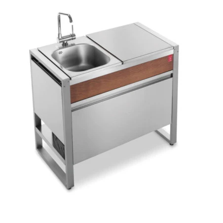 Table Oasi 97 + Evier Encastré Et Mitigeur Pliable - PLANET 3 Table Oasi 97 + Evier Encastré Et Mitigeur Pliable - PLANET