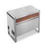 Table Oasi 97 + Plan De Travail Inox - PLANET -Meilleur Barbecue Grille Magasin table oasi 97 ice avec refrigerateur d exterieur plancha planet 5